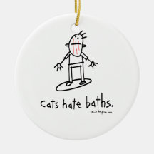gatos ornamento de navidad