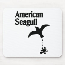 Gaviota americana alfombrillas de raton