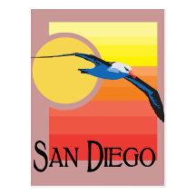 Gaviota de San Diego Tarjetas Postales