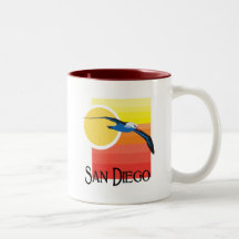 Gaviota de San Diego Taza De Café