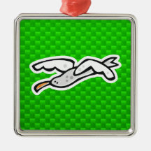 Gaviota linda; Verde Ornamentos Para Reyes Magos