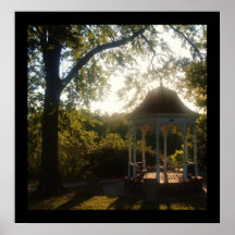 Gazebo de baño ligero poster