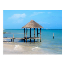 Gazebo tropical tarjetas postales