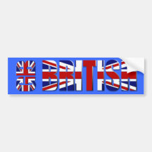 GB - Union Jack británico Gran Bretaña 2012 Pegatina De Parachoque