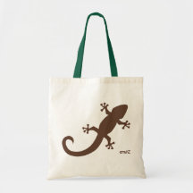 Gecko del tela de Bolsa