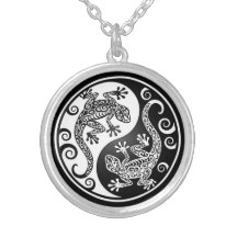 Geckos de Yin Yang Joyería