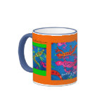 Geckos locuaces café y taza del té