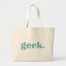 geek. bolsas lienzo