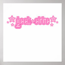 Geekette rosado posters