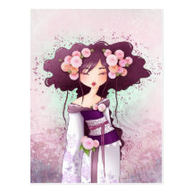 Geisha Dalia Postal