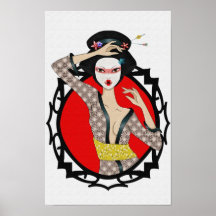 Geisha de la flor poster