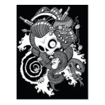 Geisha del fantasma - postal