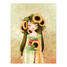 Geisha Trounesol Tarjeta Postal