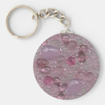 Gemas rosadas llavero