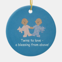 ¡Gemelos a amar! Ornamento De Navidad