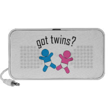 ¡Gemelos conseguidos altavoces del doodle!