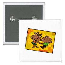 Gemelos de Kwanzaa Pin