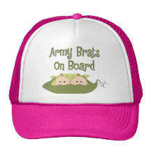 Gemelos de los palos de golf del ejército a bordo  gorra