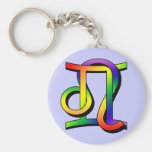 Géminis y Leo de GLBT Llavero