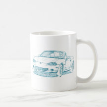 GEN de Maz Miata MX5 2do Tazas De Café