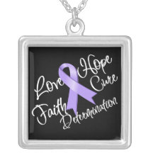 General Cancer Love Hope Faith Colgante Personalizado