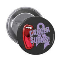 General Cancer Sucks Scream It Pins