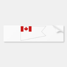 General de brigada bandera del amperio del comodor etiqueta de parachoque