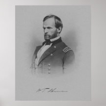 General Guillermo TECUMSEH Sherman Posters