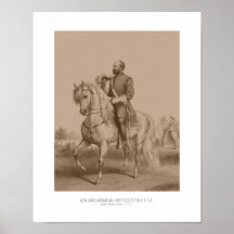 General James Garfield -- Guerra civil Poster