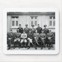 Generales WWII de los E.E.U.U. -- Ike, Patton, Bra Tapetes De Raton