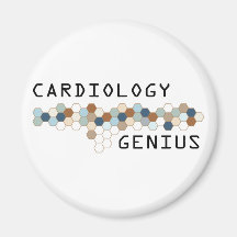 Genio de la cardiología imán de nevera