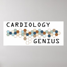 Genio de la cardiología poster