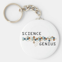 Genio de la ciencia llavero