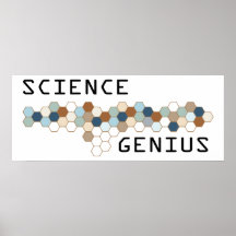 Genio de la ciencia poster