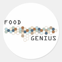 Genio de la comida pegatinas  