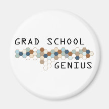 Genio de la escuela del graduado imán