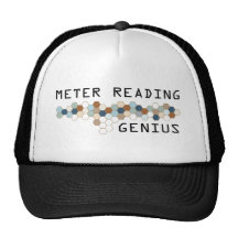 Genio de la lectura de contador gorros  