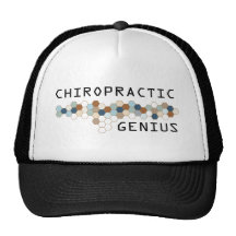 Genio de la quiropráctica gorro de camionero