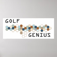 Genio del golf posters