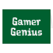 Genio del videojugador felicitacion 