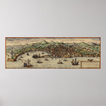 Génova Italia circa el poster 1560
