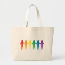 Gente del arco iris bolsas