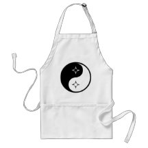 Geografía de Yin Yang Delantal