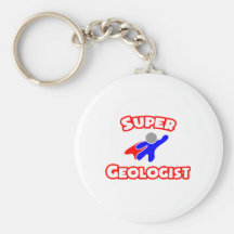 Geólogo estupendo llaveros personalizados