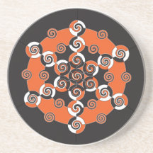 Geometría sagrada de Halloween Posavasos Cerveza