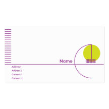 Geométrico amarillo - Busihness Tarjeta De Visita