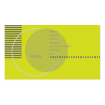 Geométrico verde - Busihness Tarjeta De Visita