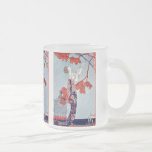 George Barbier "L'Oiseau Volage" 1914 Taza De Café
