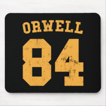 George Orwell 84 1984 jerséis Tapetes De Ratones