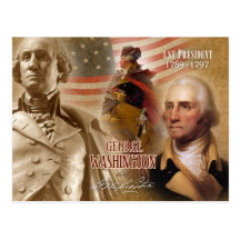 George Washington - 1r presidente de los E.E.U.U. Postal